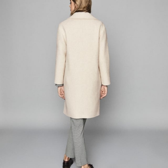 NWT REISS | Scarletta Double-breasted Teddy Coat Sz 10/12/14 - Picture 3 of 11